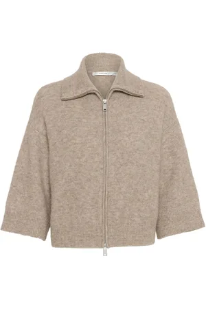 Gestuz Gzalpha Ss Cardigan Tops Knitwear Cardigans Beige