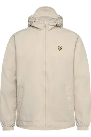 Lyle & Scott Zip Through Hooded Jacket Tynn Jakke Cream