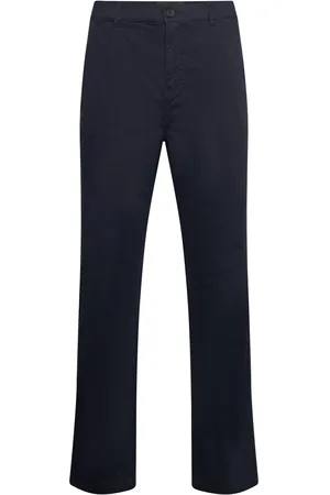 Lyle & Scott Straight Leg Chino Bottoms Trousers Chinos Navy