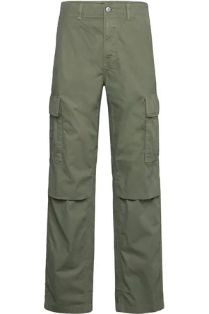Tommy Hilfiger Tjm Jaimie Twill Rlx Str Cargo Bottoms Trousers Cargo Pants Khaki Green