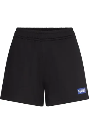 Hugo Blue Classic Shorts_B_1 Bottoms Shorts Sweat Shorts Black