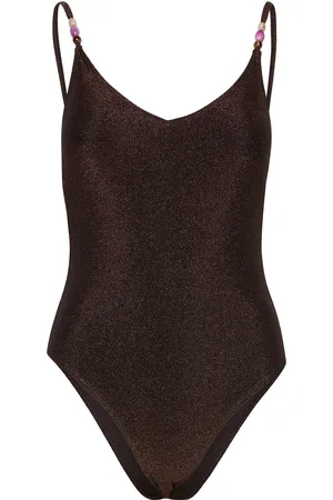 Beck Söndergaard Beam Bea Swimsuit Badedrakt Badetøy Brown