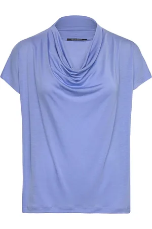 Bruuns Bazaar Katkabbginae Blouse Tops Blouses Short-sleeved Blue