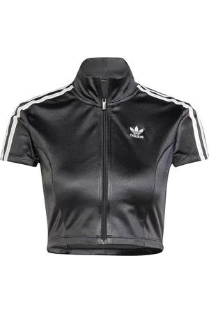 adidas Shortsleeve Tt Sport Women Sport Clothing Sports Tops & T-shirts Sport Crop Tops Sport Short-sleeved Crop Tops Black