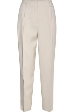 Bruuns Bazaar Cindysusbbdagny Pants Bottoms Trousers Suitpants Cream