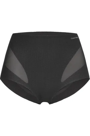 Calvin Klein Sculpted Firm Mesh Brief Lingerie Panties High Waisted Panties Black