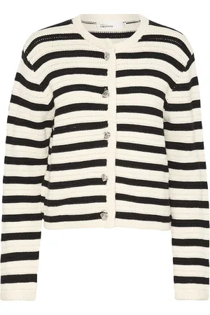 Karen by Simonsen Kbune Cardigan Tops Knitwear Cardigans Cream