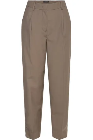Bruuns Bazaar Carotabbdagny Pants Bottoms Trousers Suitpants Khaki Green
