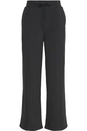 Converse Star Chevron Open Hem Pant Black Sport Women Sport Clothing Sport Pants Sport Sweatpants Black