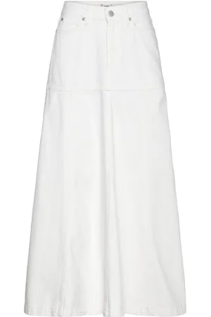 Twist & tango Sherry Denim Skirt Skirts Maxi Skirts White