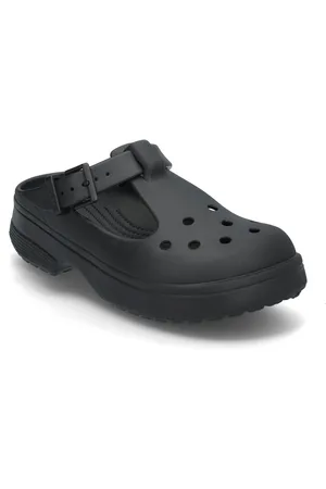 Crocs Classic Mary Jane Clog Shoes Mules & Slip-ins Flat Mules Black