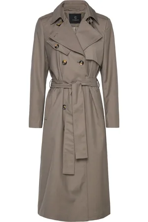 Bruuns Bazaar Carotabbtori Coat Trench Coat Kåpe Brown