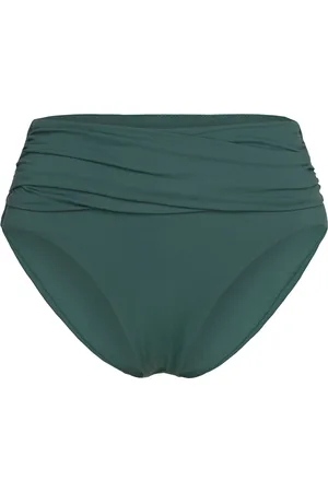 Seafolly S.collective High Waist Wrap Front Pant Swimwear Bikinis Bikini Bottoms High Waist Bikinis Green