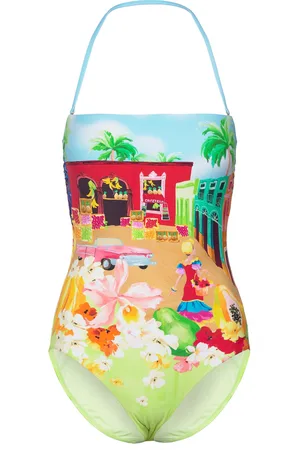 Seafolly Cuba Bandeau Piece Badedrakt Badetøy Blue