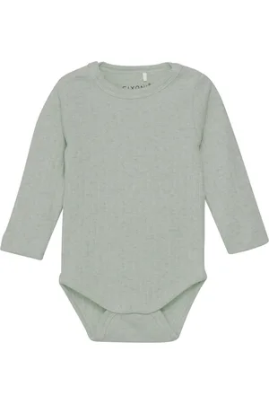FIXONI Body Ls Mélange Bodies Long-sleeved Green