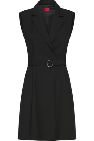 HUGO BOSS Komea Kort Kjole Black