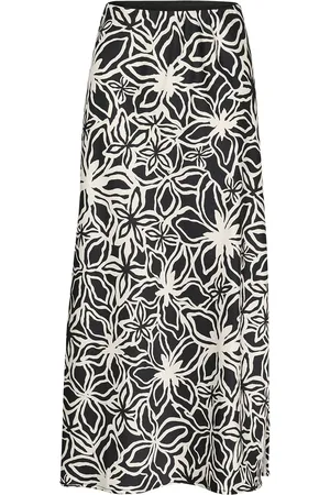 Kaffe Kavera Skirt Skirts Maxi Skirts Black