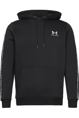Under Armour Ua Icon Fleece Hd Taping Sport Men Sport Clothing Sport Sweat-shirts & Hoodies Sport Hoodies Black