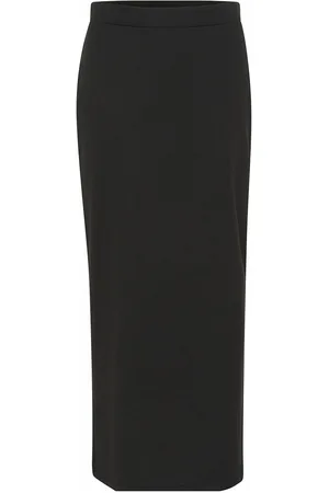 Kaffe Kajenny Long Skirt Skirts Maxi Skirts Black