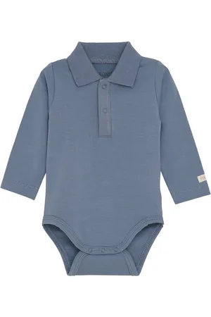 FIXONI Body Ls W. Collar Bodies Long-sleeved Blue