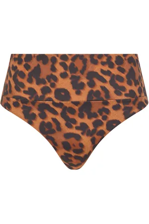Chantelle Sauvage Swimwear Full Brief Swimwear Bikinis Bikini Bottoms Bikini Briefs Brown