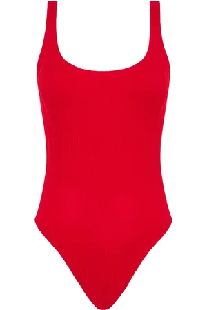 Chantelle Swim Wirefree T-Shirt Swimsuit Badedrakt Badetøy Red