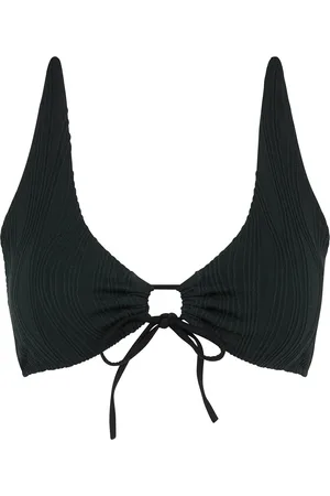 Chantelle Swim Wirefree Plunge T-Shirt Bra Bikinitopp Black