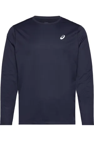 Asics Core Ls Top Sport Men Sport Clothing Sport Tops Sport Long Sleeved Tops Navy