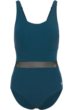 Speedo Womens Shaping Luniaglow 1 Piece Sport Swimsuits Green