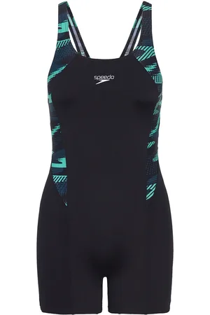 Speedo Womens Hyperboom Splice Legsuit Badedrakt Badetøy Black