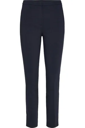 MANGO Crop Skinny Trousers Bottoms Trousers Skinny Leg Black