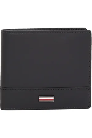 Tommy Hilfiger Th Corp Cc And Coin Accessories Wallets Classic Wallets Black