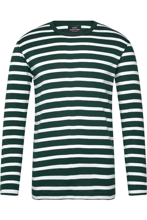 Mads Norgaard Trio Rib Tobias Tee Ls Tops T-shirts Long-sleeved Green