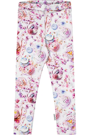 Gugguu Print Leggings Bottoms Leggings Pink