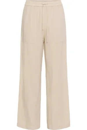 Part Two Eniolapw Pa Bottoms Trousers Wide Leg Cream