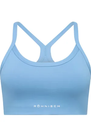 Röhnisch Wide Strap Sports Bra Sport Women Sport Clothing Sport Bras - All Blue