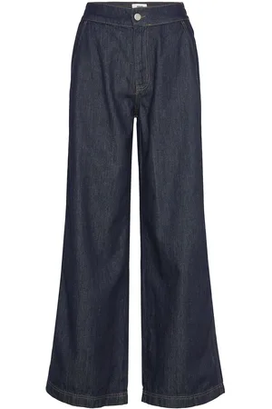 Mads Norgaard Cosy Denim Sotem Pants Bottoms Jeans Straight-regular Blue