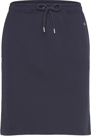 GANT Reg Shield Jersey Skirt Skirts Knee-length & Midi Skirts Navy