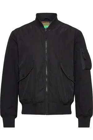 Benetton Jacket Bomberjakke Jakke Black
