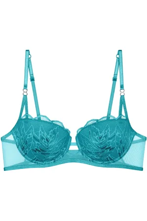 Triumph Crazy Stupid Love Whp Lingerie Bras & Tops Wired Bras Blue