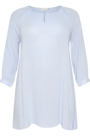 Kaffe Kcami 3/4 Sl Tunic Tops Tunics Blue