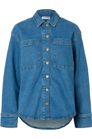 SELECTED Slfevelyn Ls Shirt Tops Shirts Long-sleeved Blue