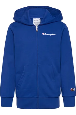 Champion Full Zip Hoodie Sweatshirt Tops Sweat-shirts & Hoodies Hoodies Blue