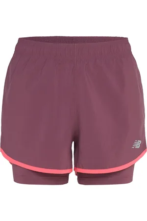 New Balance Sport Essentials 2-In-1 Short 3" Sport Shorts Sport Shorts Purple