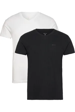 GANT V-Neck T-Shirt 2-Pack Designers T-shirts Short-sleeved Multi/patterned