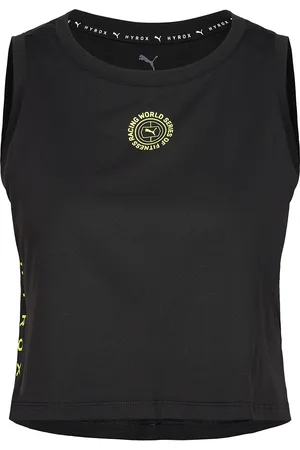 PUMA W X Hyrox Cloudspun Sleevless Sport Women Sport Clothing Sports Tops & T-shirts Sport Crop Tops Sport Sleeveless Crop Tops Black