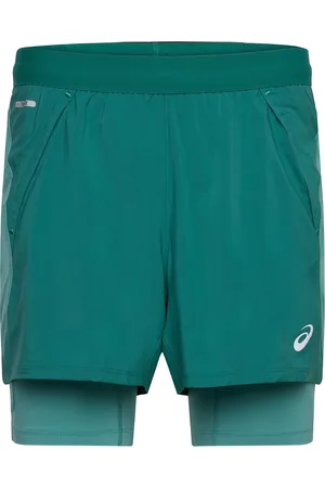 Asics Road 2N1 5In Short Sport Sport Clothing Sport Shorts Sport Training Shorts Green