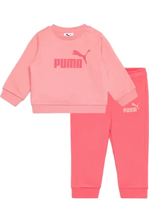 PUMA Minicats Ess Crew Set Fl Inf Sport Tracksuits Pink