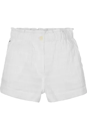 Tommy Hilfiger Textured Cotton Short Bottoms Shorts White