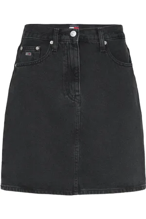 Tommy Hilfiger Mom Skirt Bi8080 Skirts Short Skirts Black